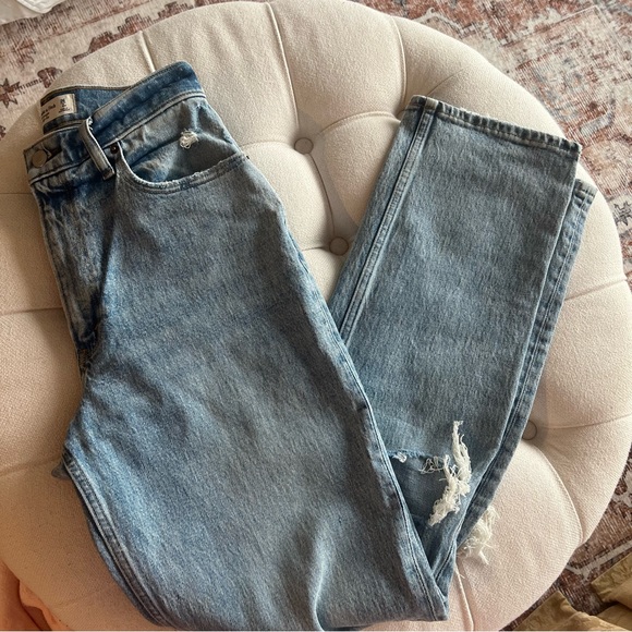 Curve Love Ultra High Rise 90s Straight Leg Jeans - Picture 5 of 9